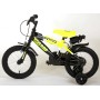 Bicicletta per bambini Volare Sportivo - Ragazzi - 14 pollici - Giallo neon nero - Due freni a mano - assemblata al 95%