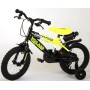 Bicicletta per bambini Volare Sportivo - Ragazzi - 14 pollici - Giallo neon nero - Due freni a mano - assemblata al 95%