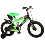 Bicicletta per Bambini Volare Sportivo - Ragazzi - 14 pollici - Verde Neon/Nera - assemblata al 95%.