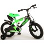 Bicicletta per Bambini Volare Sportivo - Ragazzi - 14 pollici - Verde Neon/Nera - assemblata al 95%.