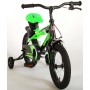 Bicicletta per Bambini Volare Sportivo - Ragazzi - 14 pollici - Verde Neon/Nera - assemblata al 95%.