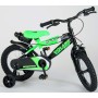 Bicicletta per bambini Volare Sportivo - Ragazzi - 14 pollici - Verde neon Nero - Due freni a mano - Assemblata al 95%