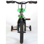 Bicicletta per bambini Volare Sportivo - Ragazzi - 14 pollici - Verde neon Nero - Due freni a mano - Assemblata al 95%