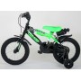 Bicicletta per bambini Volare Sportivo - Ragazzi - 14 pollici - Verde neon Nero - Due freni a mano - Assemblata al 95%