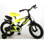 Bicicletta per Bambini Volare Sportivo - Ragazzi - 14 pollici - Giallo Neon/Nero - assemblata al 95%.