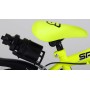 Bicicletta per bambini Volare Sportivo - Ragazzi - 12 pollici - Giallo neon nero - Due freni a mano - assemblata al 95%