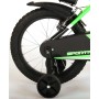 Bicicletta per bambini Volare Sportivo - Ragazzi - 16 pollici - Verde neon Nero - Due freni a mano - assemblata al 95%