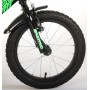 Bicicletta per bambini Volare Sportivo - Ragazzi - 16 pollici - Verde neon Nero - Due freni a mano - assemblata al 95%