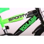 Bicicletta per bambini Volare Sportivo - Ragazzi - 16 pollici - Verde neon Nero - Due freni a mano - assemblata al 95%