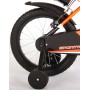 Bicicletta per bambini Volare Sportivo - Ragazzi - 16 pollici - Arancione neon nero - Due freni a mano - assemblata al 95%