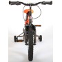 Bicicletta per bambini Volare Sportivo - Ragazzi - 16 pollici - Arancione neon nero - Due freni a mano - assemblata al 95%