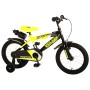 Bicicletta per Bambini Volare Sportivo - Ragazzi - 16 pollici - Giallo Neon Nero - assemblata al 95%.