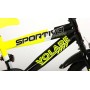 Bicicletta per Bambini Volare Sportivo - Ragazzi - 16 pollici - Giallo Neon Nero - assemblata al 95%.