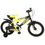 Bicicletta per bambini Volare Sportivo - Ragazzi - 16 pollici - Giallo Neon Nero - Due freni a mano - assemblata al 95%