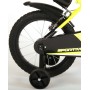 Bicicletta per bambini Volare Sportivo - Ragazzi - 16 pollici - Giallo Neon Nero - Due freni a mano - assemblata al 95%