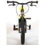 Bicicletta per bambini Volare Sportivo - Ragazzi - 16 pollici - Giallo Neon Nero - Due freni a mano - assemblata al 95%