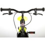 Bicicletta per bambini Volare Sportivo - Ragazzi - 16 pollici - Giallo Neon Nero - Due freni a mano - assemblata al 95%