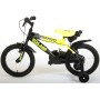 Bicicletta per bambini Volare Sportivo - Ragazzi - 16 pollici - Giallo Neon Nero - Due freni a mano - assemblata al 95%