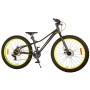 Bicicletta per bambini Volare Gradient – Ragazzi – 24 pollici – Nero Verde Giallo – 7 velocità – Collezione Prime