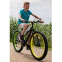 Bicicletta per bambini Volare Gradient – Ragazzi – 24 pollici – Nero Verde Giallo – 7 velocità – Collezione Prime