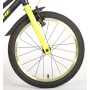 Bicicletta per bambini Volare Blaster - Ragazzi - 18 pollici - Nero Giallo Verde - Collezione Prime