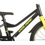 Bicicletta per bambini Volare Blaster - Ragazzi - 18 pollici - Nero Giallo Verde - Collezione Prime