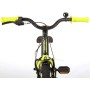 Bicicletta per bambini Volare Blaster - Ragazzi - 18 pollici - Nero Giallo Verde - Collezione Prime