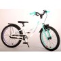 Bicicletta per bambini Volare Glamour - Ragazze - 18 pollici - Bianco/Verde menta - Collezione Prime