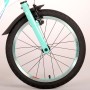 Bicicletta per bambini Volare Glamour - Ragazze - 18 pollici - Bianco/Verde menta - Collezione Prime