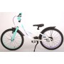 Bicicletta per bambini Volare Glamour - Ragazze - 18 pollici - Bianco/Verde menta - Collezione Prime