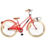 Bicicletta per bambini Volare Melody - Ragazze - 24 pollici - Rosso corallo - Collezione Prime