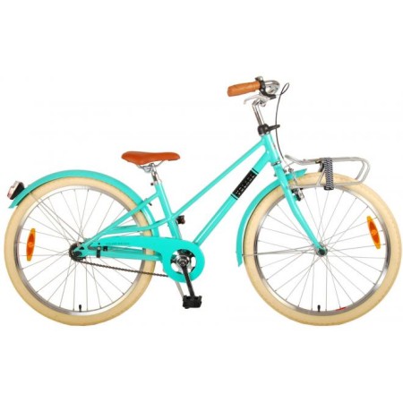 Bicicletta per bambini Volare Melody - Ragazze - 24 pollici - Turchese - Collezione Prime