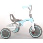 Triciclo QPlay Tenco - Bambino e Bambina - Blu Pastello