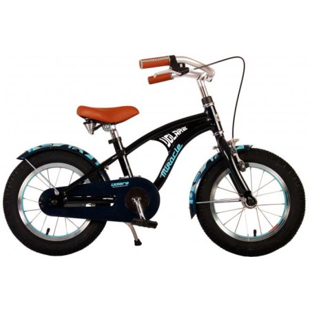 Bicicletta per bambini Volare Miracle Cruiser - Ragazzi - 14 pollici - Blu opaco - Collezione Prime