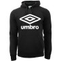 Felpa con Cappuccio Bambino Umbro LOGO OH Nero