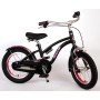 Bicicletta per bambini Volare Miracle Cruiser - Bambina - 14 pollici - Nero opaco - Collezione Prime