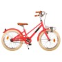 Bicicletta per bambini Volare Melody - Ragazze - 18 pollici - Rosso Corallo - Collezione Prime