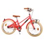 Bicicletta per bambini Volare Melody - Ragazze - 18 pollici - Rosso Corallo - Collezione Prime