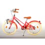 Bicicletta per bambini Volare Melody - Ragazze - 18 pollici - Rosso Corallo - Collezione Prime