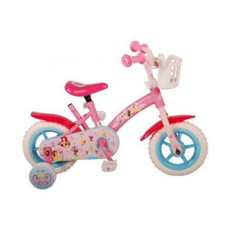 Bicicletta per bambini Disney Princess - Ragazze - 10 pollici - Rosa - Scatto fisso