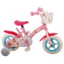 Bicicletta per bambini Disney Princess - Ragazze - 10 pollici - Rosa - Scatto fisso