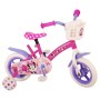 Disney Minnie più carina di sempre! Bicicletta per bambini - Ragazze - 10 pollici - Rosa / Bianca / Viola - Scatto fisso