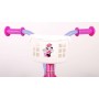 Disney Minnie più carina di sempre! Bicicletta per bambini - Ragazze - 10 pollici - Rosa / Bianca / Viola - Scatto fisso