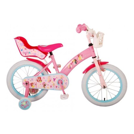 Bicicletta per bambini Disney Princess - Ragazze - 16 pollici - Rosa