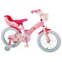 Bicicletta per bambini Disney Princess - Ragazze - 16 pollici - Rosa