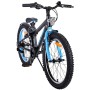 Bicicletta per bambini Volare Rocky - 20 pollici - Nera Blu - Completata all'85% - 6 velocità - Collezione Prime