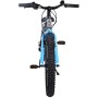 Bicicletta per bambini Volare Rocky - 20 pollici - Nera Blu - Completata all'85% - 6 velocità - Collezione Prime