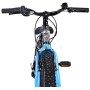 Bicicletta per bambini Volare Rocky - 20 pollici - Nera Blu - Completata all'85% - 6 velocità - Collezione Prime