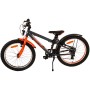 Bicicletta per bambini Volare Rocky - 20 pollici - Grigio-Arancione - 6 velocità - Collezione Prime