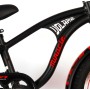 Bicicletta per bambini Volare Miracle Cruiser - Ragazzi - 16 pollici - Nero opaco - Collezione Prime